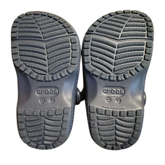 Crocs Kids Blue Clogs - Picture 6 of 7